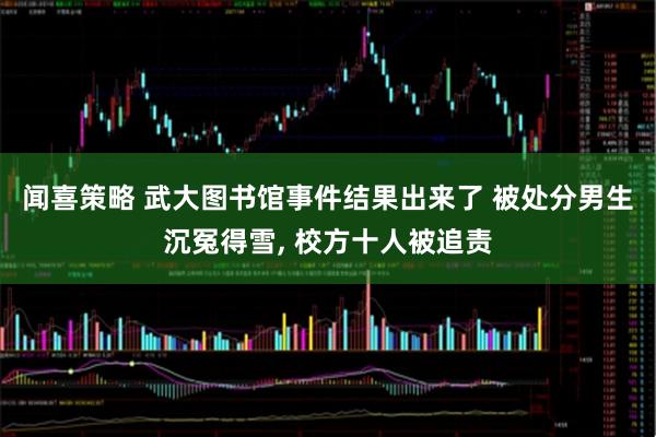 闻喜策略 武大图书馆事件结果出来了 被处分男生沉冤得雪, 校方十人被追责